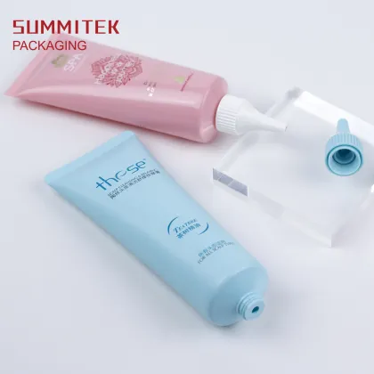 Custom 30-75ml Plastic Cosmetic Tubes for Clarins Body & Neck Cream Packaging