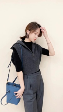 wool waistcoat for fashion lady