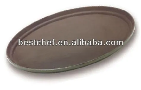 oval Polypropylene non-slip tray