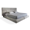 Conjunto de móveis de designer de cama de casal moderno italiano