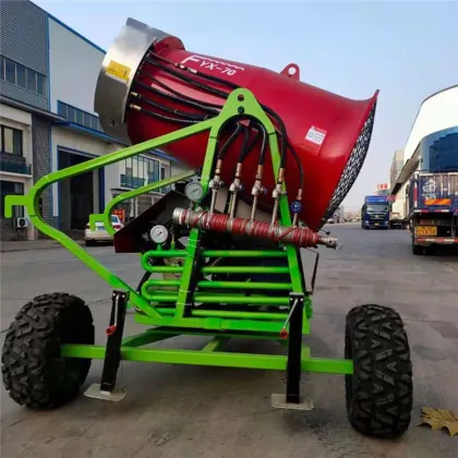 Outdoor Snowflake Machine: Creating Realistic Snowfall with Snow Spraying Technology