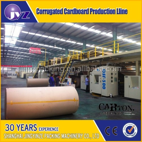 3 Ply Corrugated Carton Box Making Production Line, High Quality 3 Ply