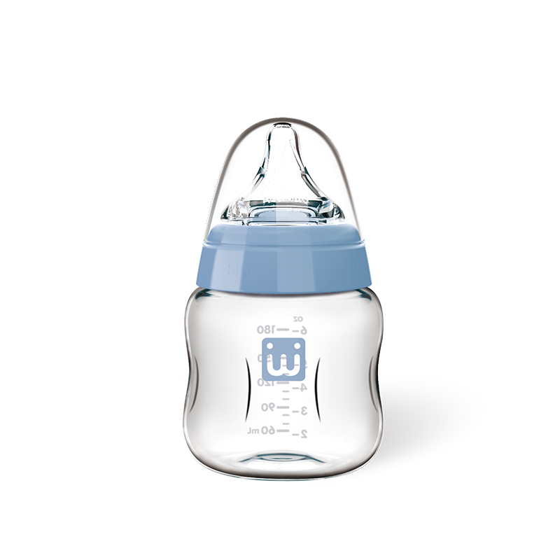 शिशु चौडा घाँटी ग्लास खुवाउने बोतल १80० मिलीलीटर