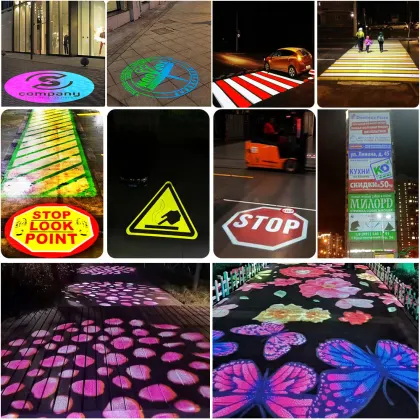 Customized 30W LED Projector for Outdoor Advertising: Logo Step Lights & Welcome Lights