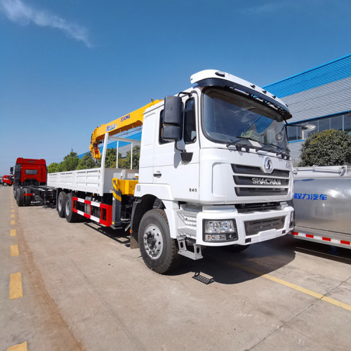 Shacman 6x4 14 тонны кранов с краном