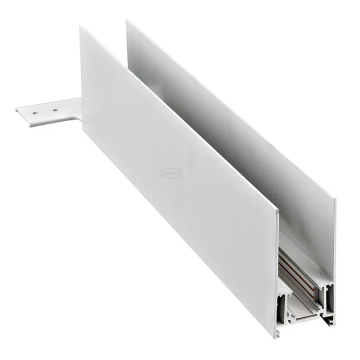 LEDEAST TSMS DC 48V Aluminum Housing 3-Phase Magnetic Track Lighting System for High Ceilings