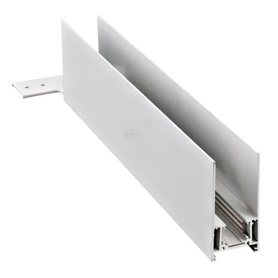 LEDEAST TSMS DC 48V Aluminum Housing 3-Phase Magnetic Track Lighting System for High Ceilings