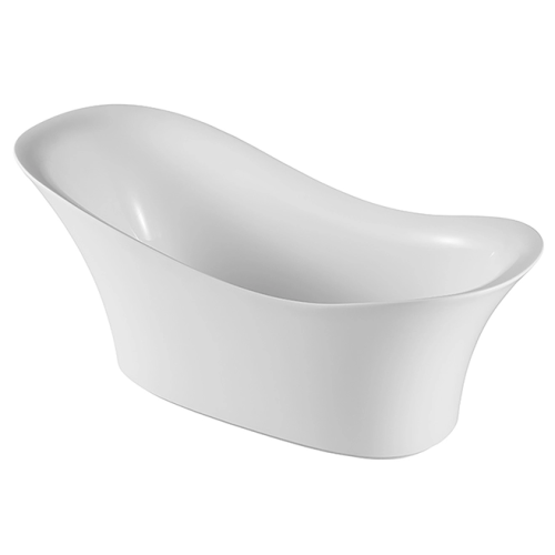 European Style Indoor Simple Deep Acrylic Bathtubtub