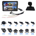 10.1 inch 6 channel vehicle monitor system support 2.5D touch/H.265 compression SA-KC60TP