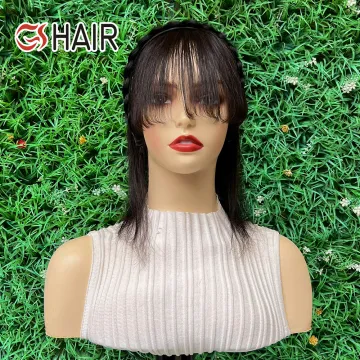 Natural Straight Bang Pieces Clip-In Hair Extension for Black Women
