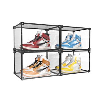 Hot Selling Custom Clear Plastic Shoes Boxes for Wholesale Storage