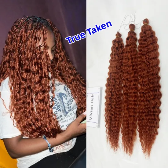 Hot Selling Vivian Hair: 24 Inch, 100g Ariel Curls - Synthetic Braid Curly Hair Extensions