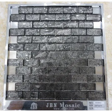 Glass black mosaic for swimming pool(G838002)