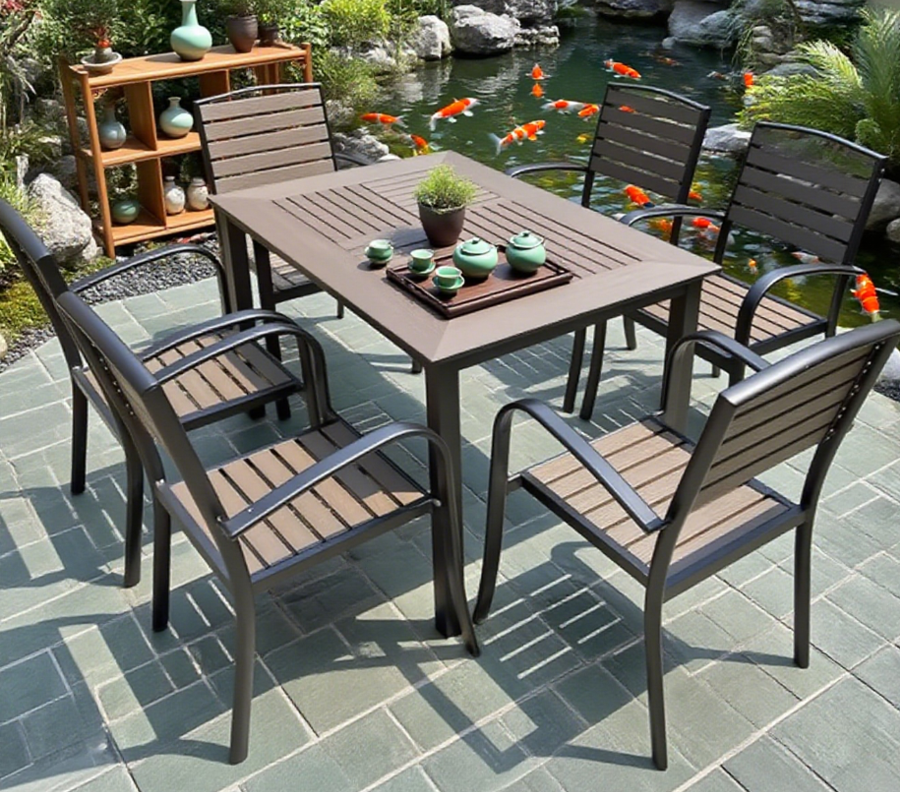 Iron outdoor furniture set