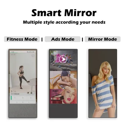 Android AI Magic Smart Fitness Mirror with Touch Screen Stand