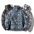 Caractéristique Allover Printing Puffer Jacket Factory Custom