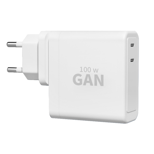 デュアルタイプC GAN 100W壁充電器