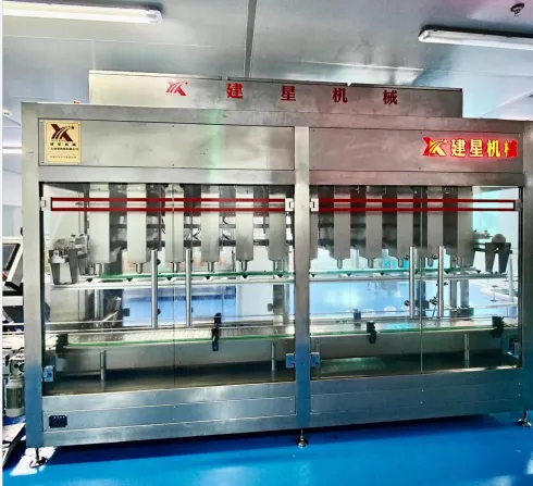 Customize 6-Nozzle Glass Bottle Filling Machine for Sunflower Oil and Cooking Oil Packaging