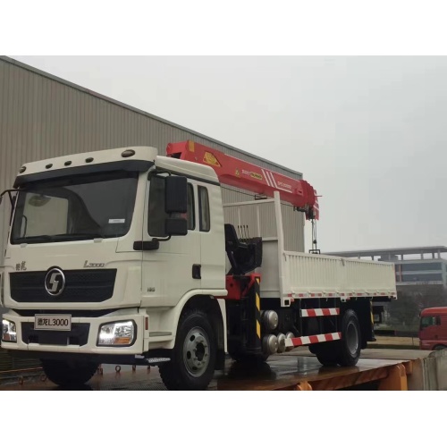 Shacman montado en un camión de transporte de grúas de 10t