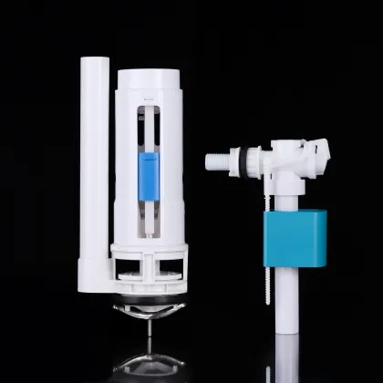Squat Toilet Tank with Anti-Siphon Adjustable Fill and Flush Valves