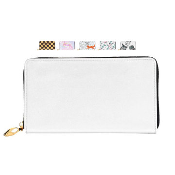 Unisex Long PU Leather Wallet with Card Holders for Men and Women