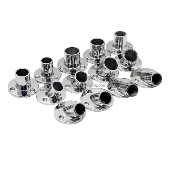 316 Stainless Steel Boat Handrail Fittings Boat Railing Marine Hardware Handrail Base