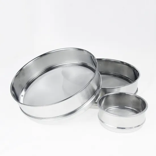 High Quality Flour Micronized Stainless Steel Lab Test Sieves