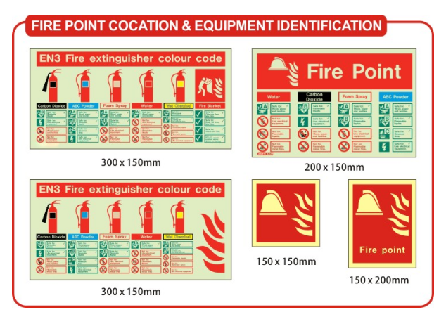 Photoluminescent Fire Extinguisher Sign Exit Sign, High Quality ...