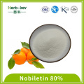 80% de alto contenido pálido polvo amarillo claro nobiletina