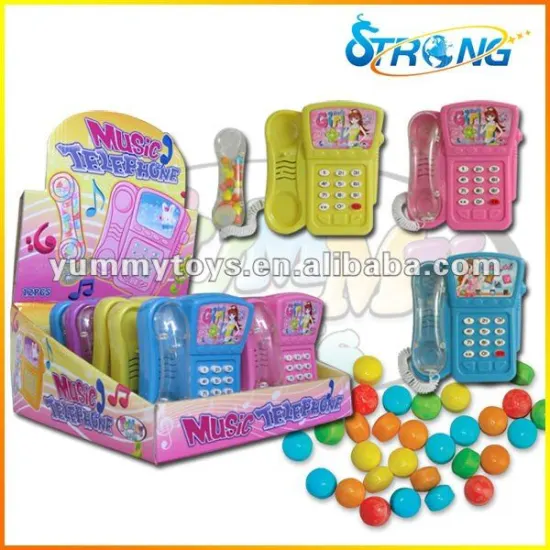 Music Telephone Toy Candy