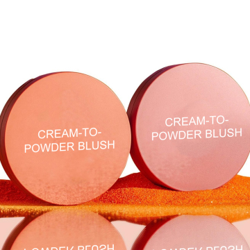 Private Label Vegan Natural Tint Cream to Powder Blush Palette - Multi Colors Blendable Lip & Cheek Makeup
