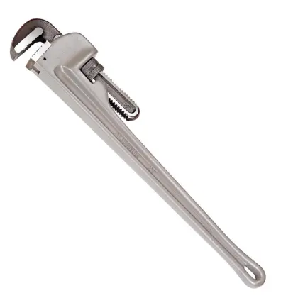 Milwaukee 36 Inch Aluminum Handle Straight Pipe Wrench with 5-inch Jaw Capacity