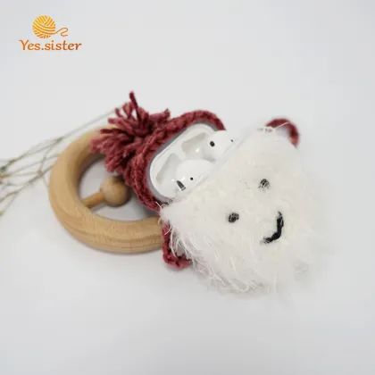 Plush Snowball Earphone Case Airpods Cases