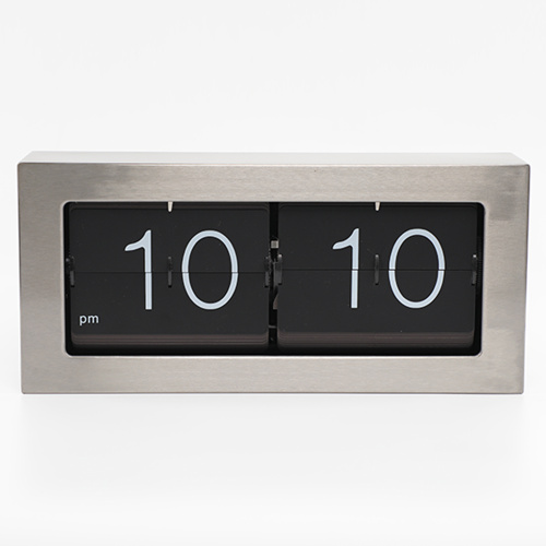 Simple Style Auto Flip Down Clock