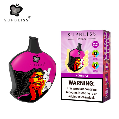 Supbliss SP 6000 Disponível Vape FUMOT Ordem em massa