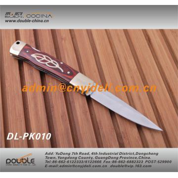 Wooden Handle Pocket Folding Knife DL-PK010