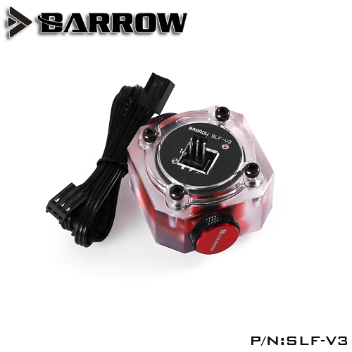 BARROW Water Flow Velocity Meter ( Electronic Data sensor ) SLF - V3 Water Cooler System Transparent Filter Flow meter