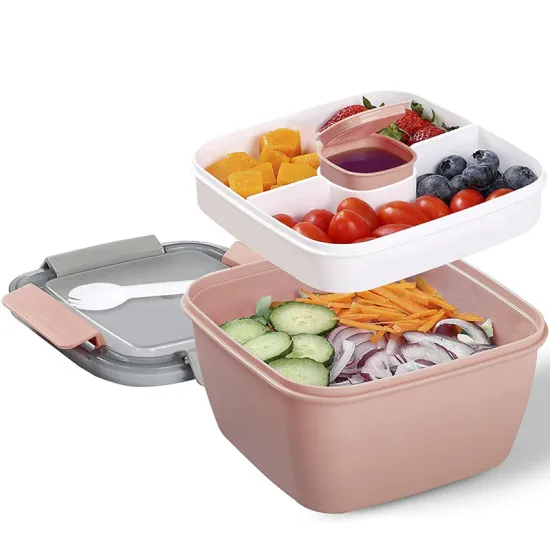 5 Compartment BPA-Free Reusable Snack Bento Box for Kids' Lunch