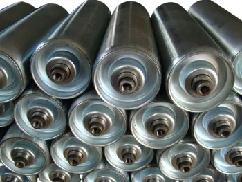 industrial spring loaded gravity roller