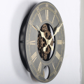 Relógio de parede do pêndulo de equipamento clássico de 16 polegadas