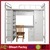 new design dormitory metal bunk bed with desk and wardrobe