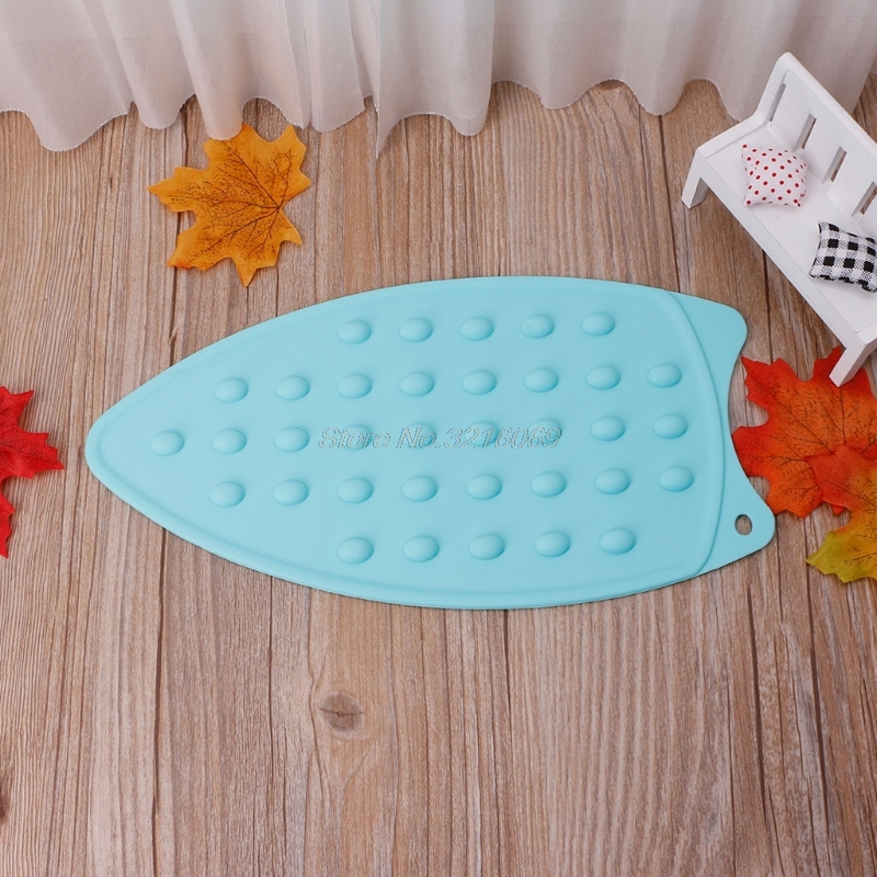 Silicone Iron Rest Pad For Ironing Board Heat Resistant Mat Dotted Bubbled Oct15 Whosale&DropShip