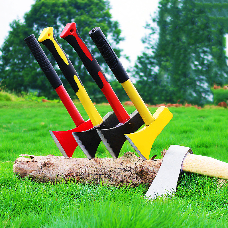 Firewood axe household logging outdoor camping forging fire axe woodworking axe