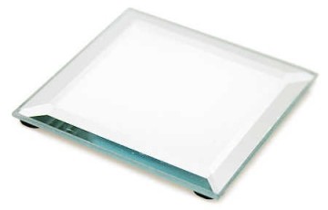 China High Quality Rectangle Beveled Mirror Tiles Double Coated