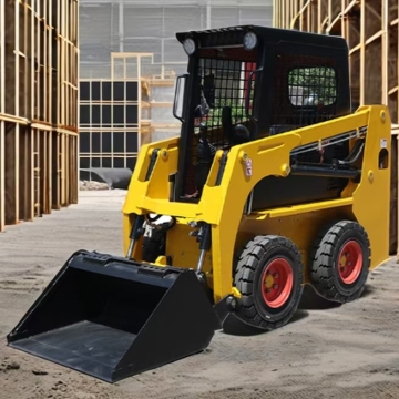 Shandong Manufacturers Direct Sale High Carrying Capacity Skid Steer Loader with Seat