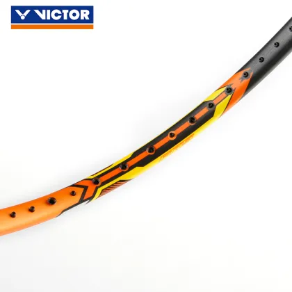 Original Victor Pro Hypernano Hx-60h Badminton Racket Carbon High Quality Highest 35 Pounds Badminton Racquet Sports