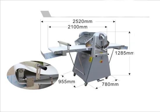 Hot Sale Croissant Dough Sheeter for Pastry Baking Machine