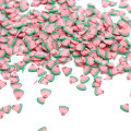 Simulation rosa Wassermelonen-Ton-Scheibe Polymer-Ton-Frucht-Nagelkunst-Dekoration DIY-Zubehör-Weihnachtsverzierung