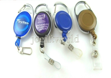 Custom Metal Retractable carrete ID Badge titular