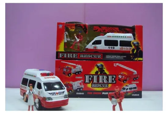 FRICTION FIRE ENGINE SET